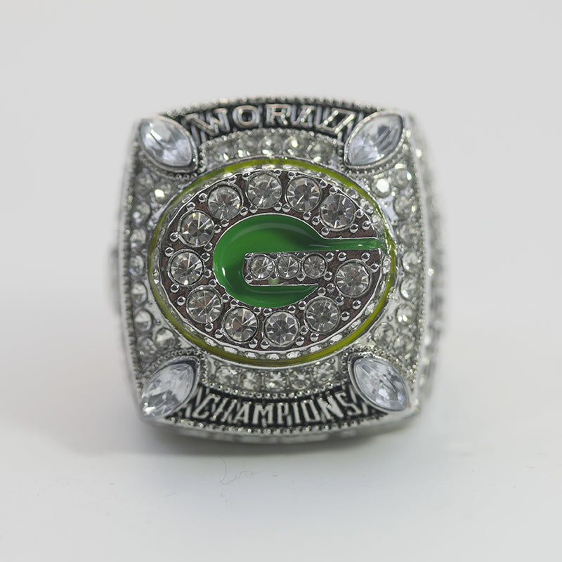 2010 NFL Green Bay Packers Championship Replica Ring Silver Edtion