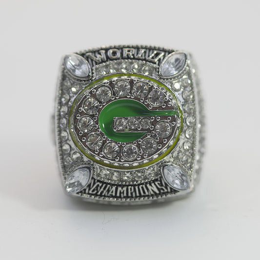 2010 NFL Green Bay Packers Championship Replica Ring Silver Edtion