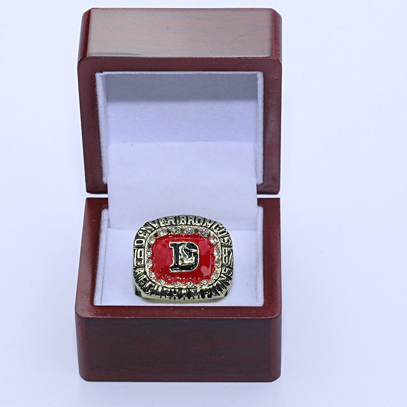 1987 NFL Denver Broncos Championship Replica Ring