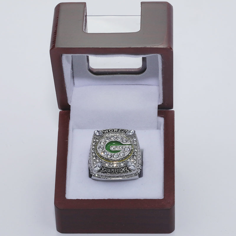 2010 NFL Green Bay Packers Championship Replica Ring Silver Edtion