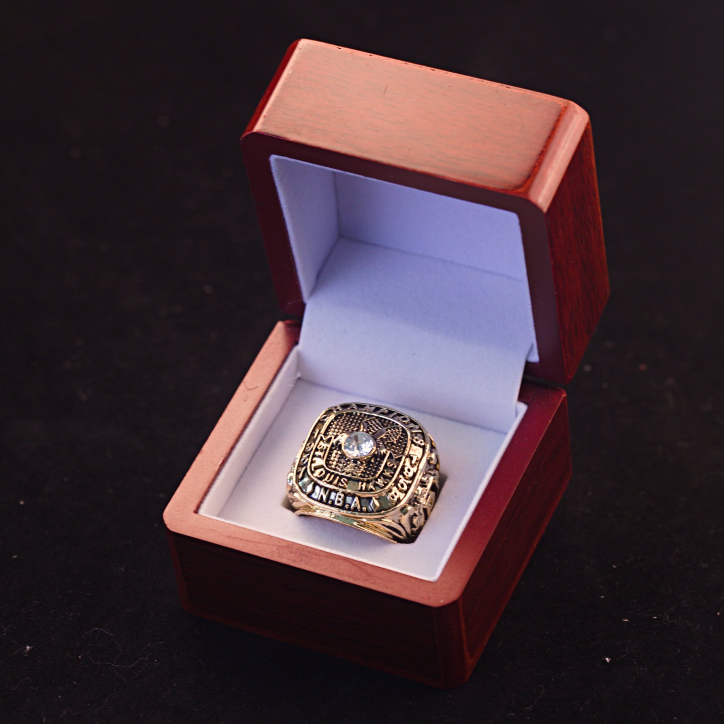 1958 NBA St. Louis Hawks Championship Replica Ring