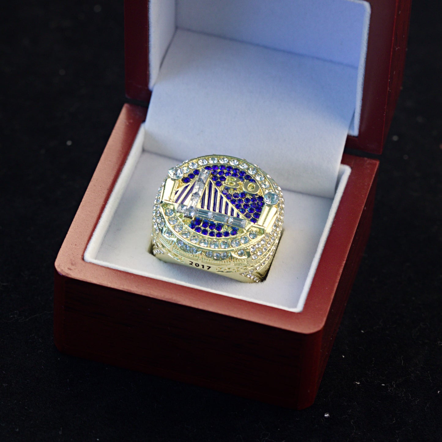 2018 NBA Golden State Warriors Championship Replica Ring Curry Edtion