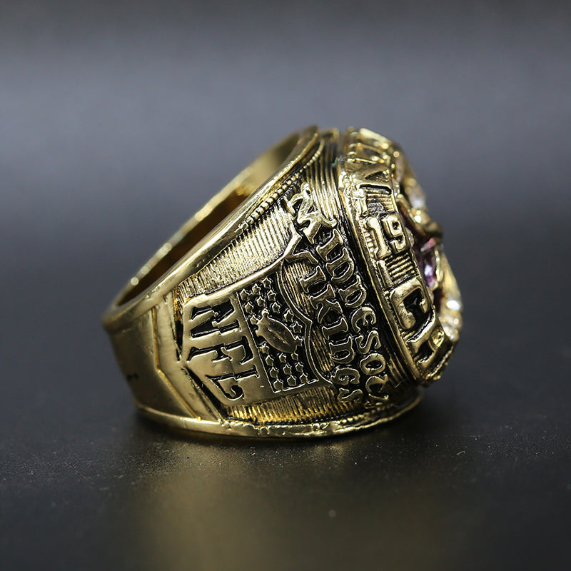 1974 NFL Minnesota Vikings Championship Replica Ring