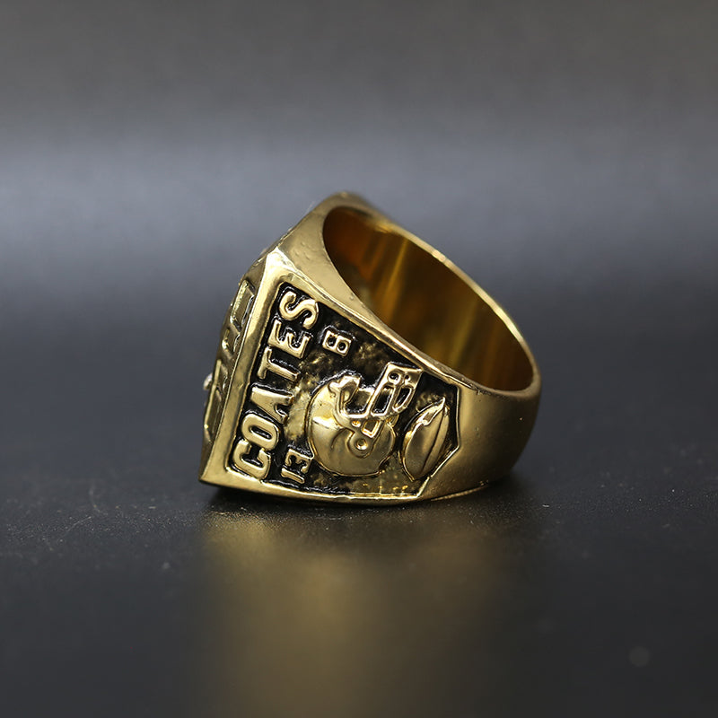 1996 NFL New England Patriots Championship Replica Ring