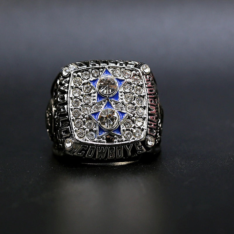 1977 NFL Dallas Cowboys Championship Replica Ring Silver Edtion