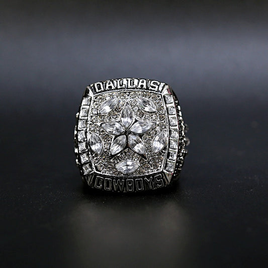 1995 NFL Dallas Cowboys Championship Replica Ring Silver Edtion