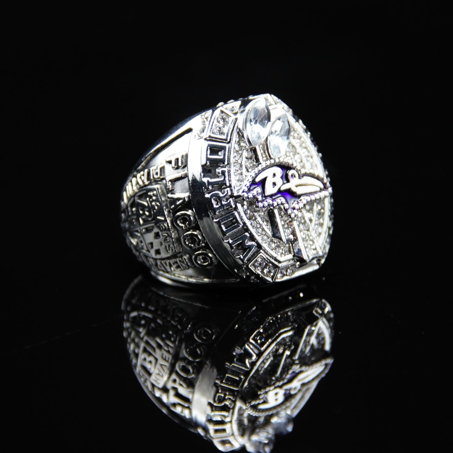 2012 NFL Baltimore Ravens Championship Replica Ring