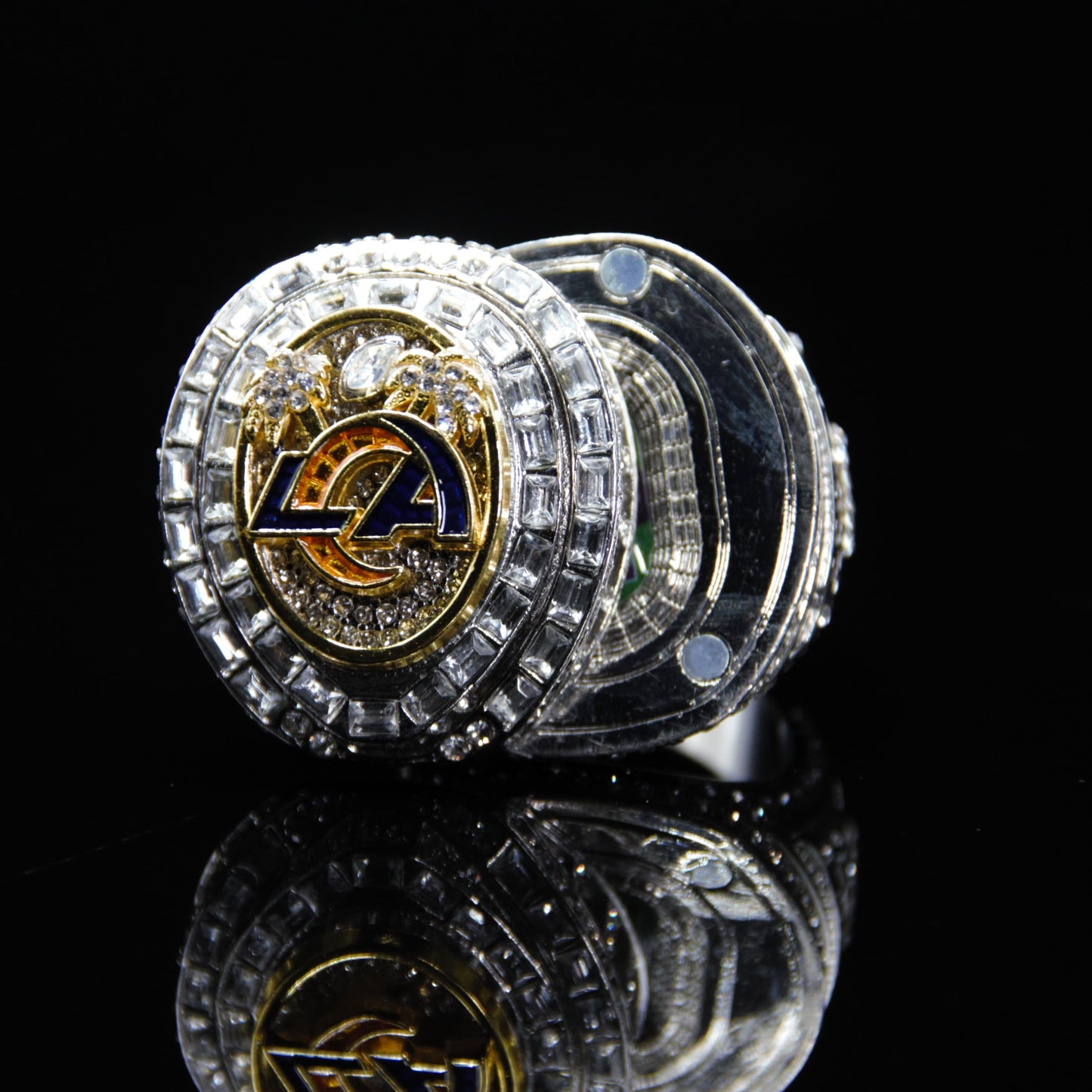 2021 NFL Los Angeles Rams Championship Replica Ring Donald Edtion