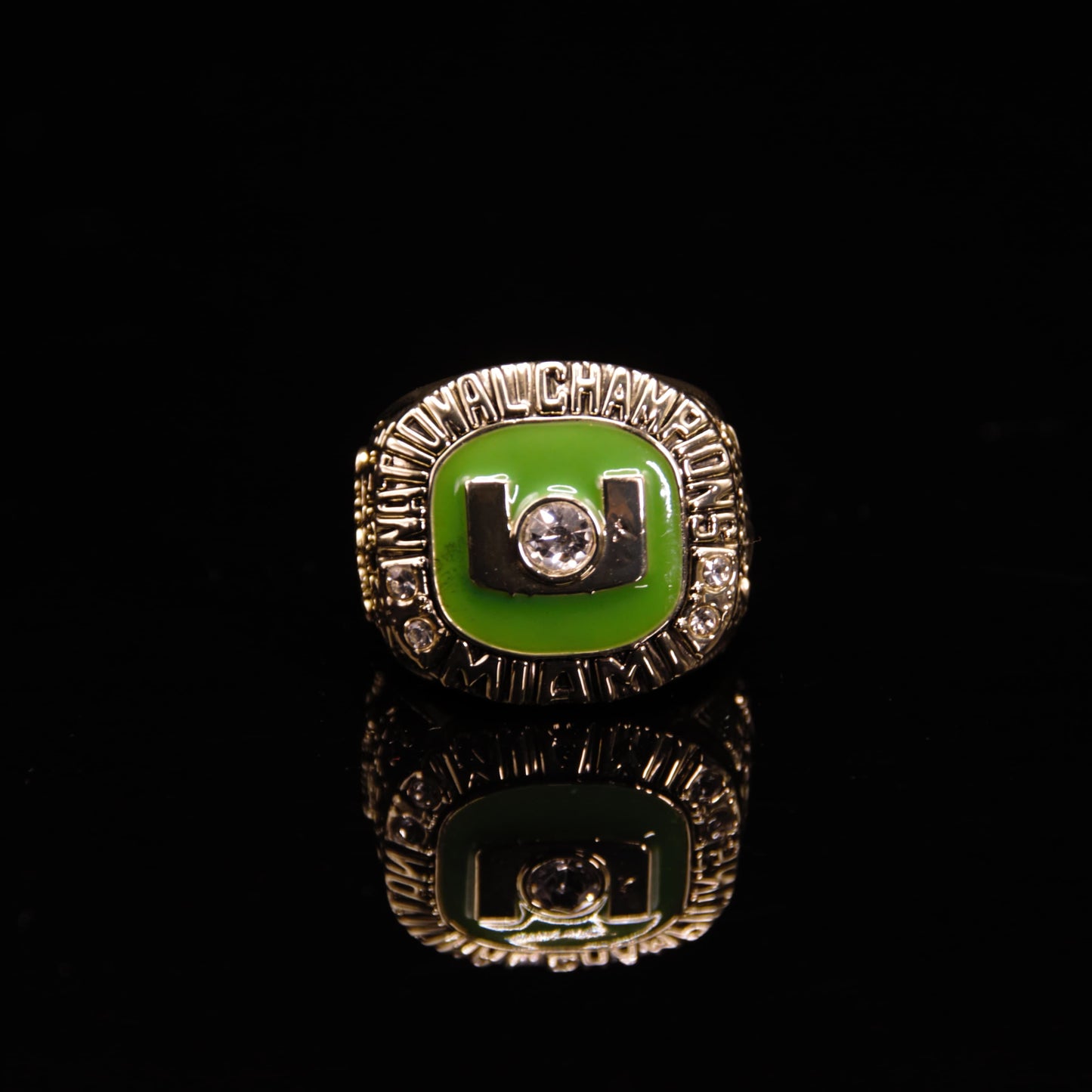 2001 Miami Hurricanes National Replica Championship Ring