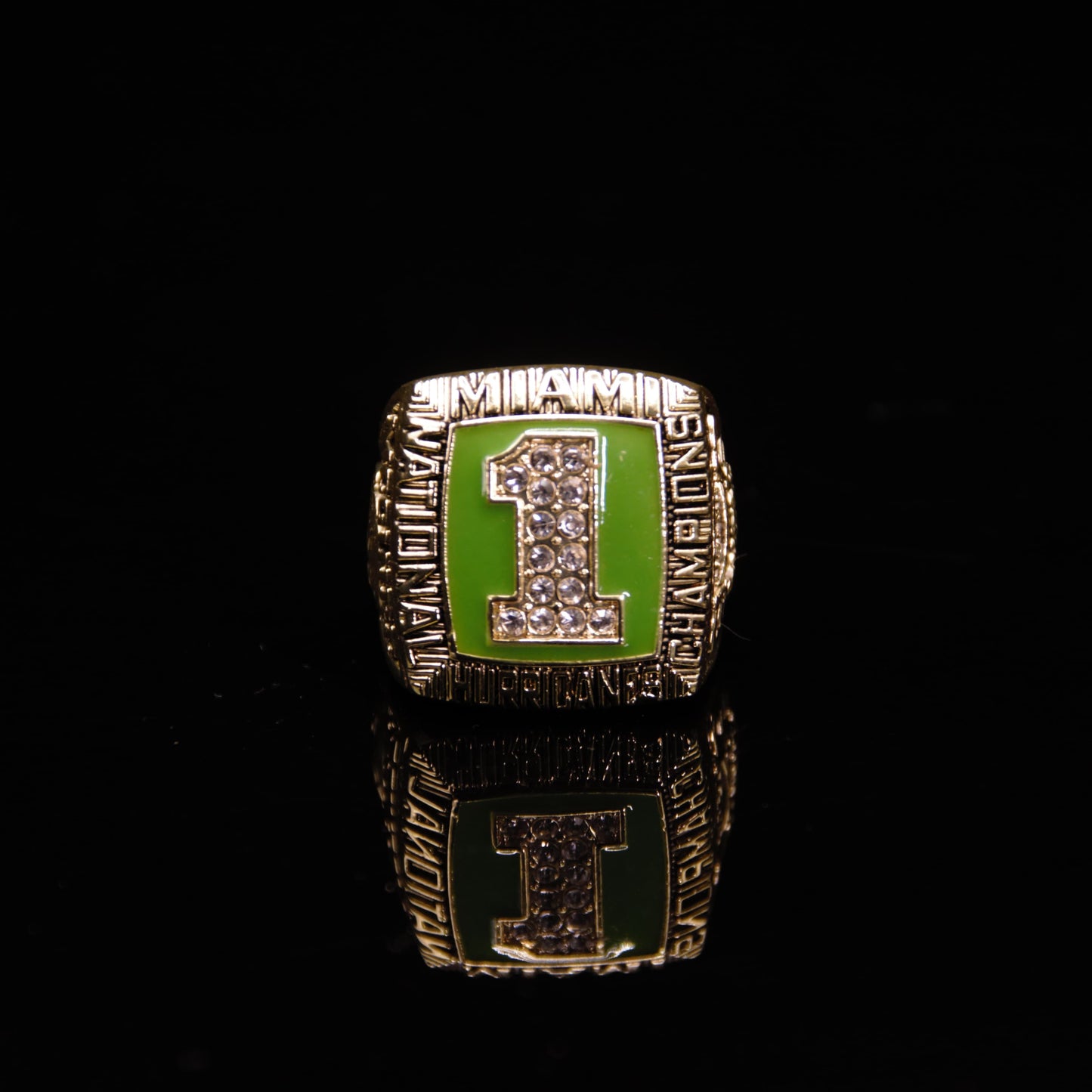 1989 Miami Hurricanes National Replica Championship Ring