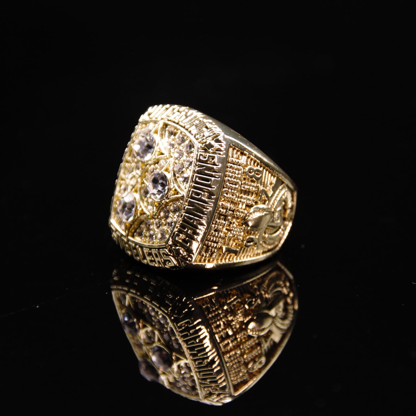 1978 NFL Pittsburgh Steelers Championship Replica Ring Golden Edition