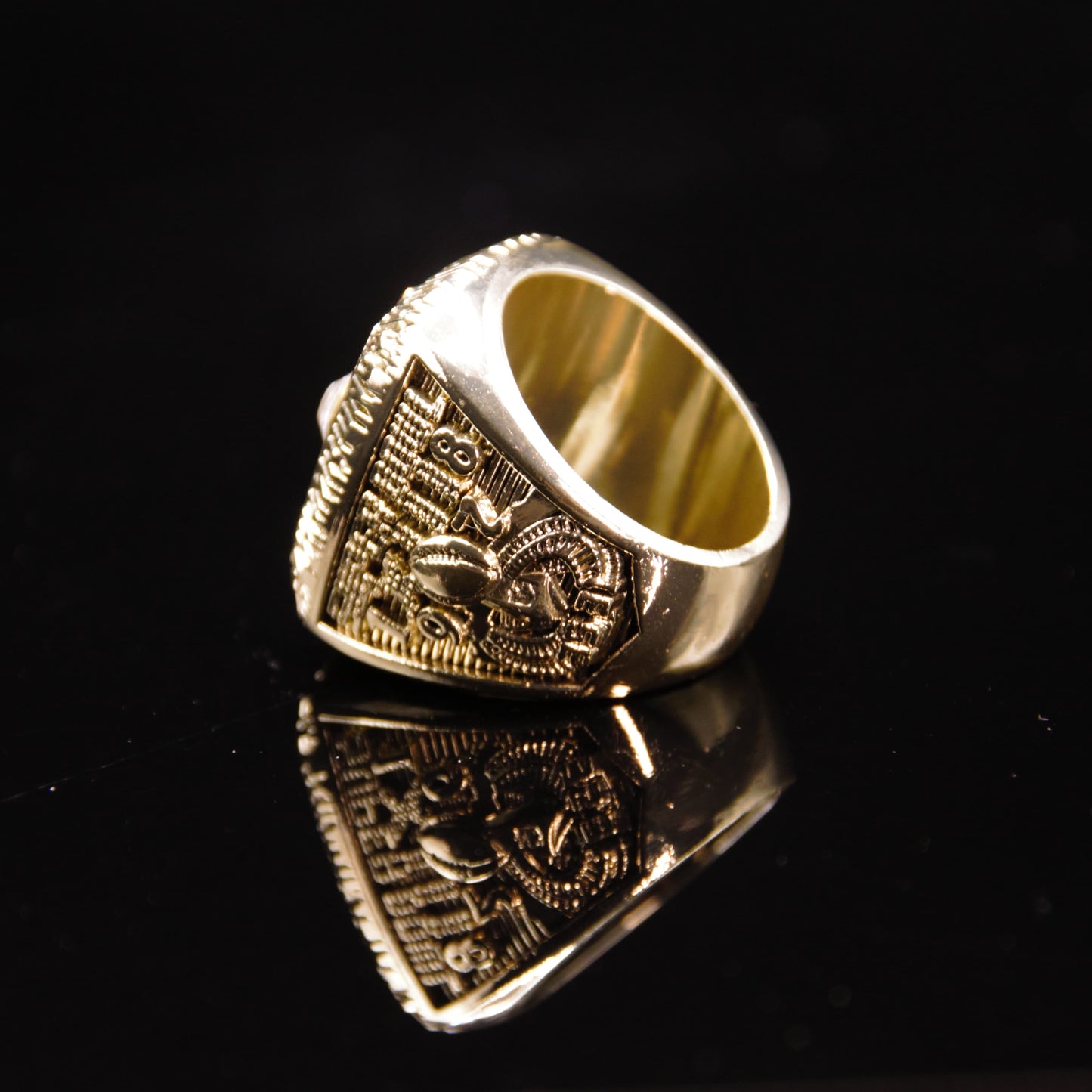 1978 NFL Pittsburgh Steelers Championship Replica Ring Golden Edition