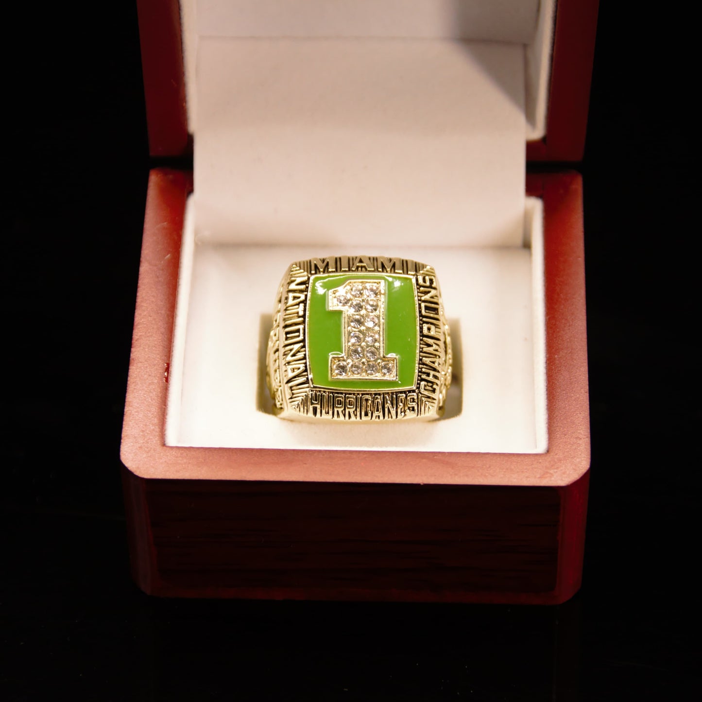 1989 Miami Hurricanes National Replica Championship Ring