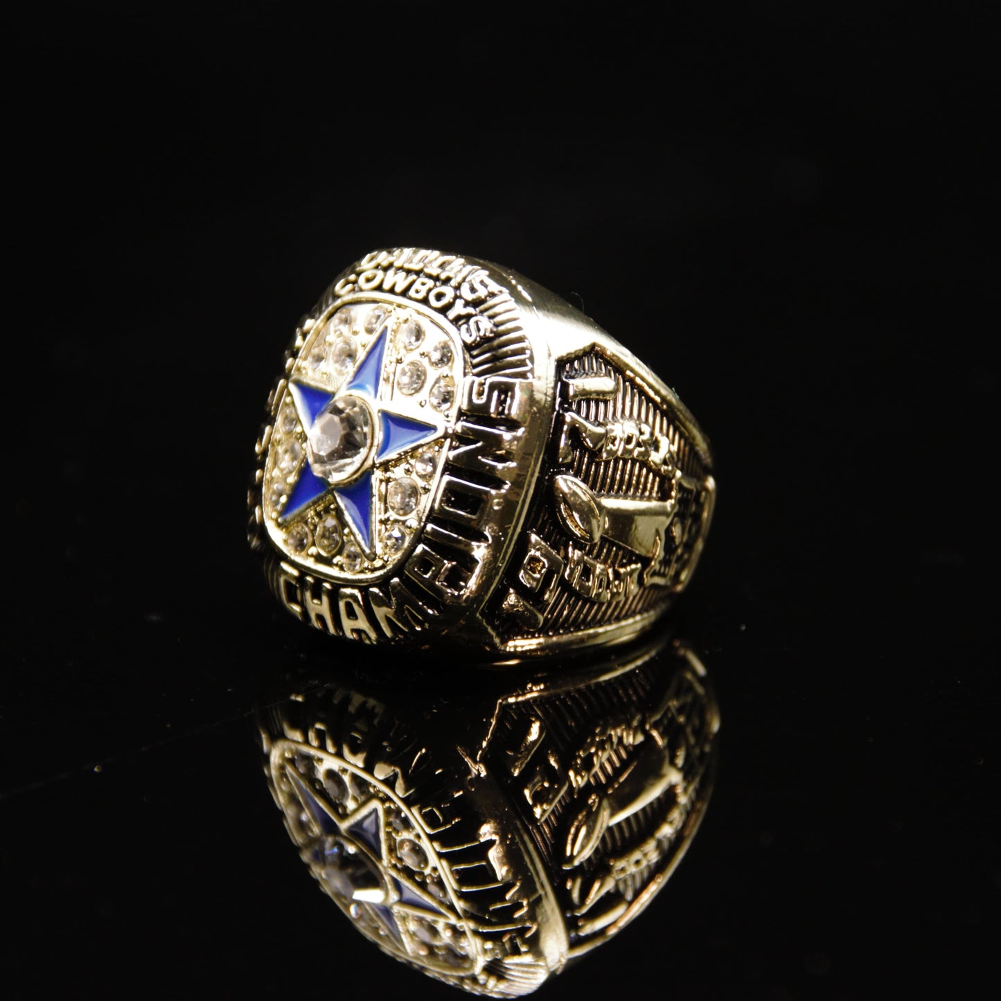 1971 NFL Dallas Cowboys Championship Replica Ring Golden Edtion