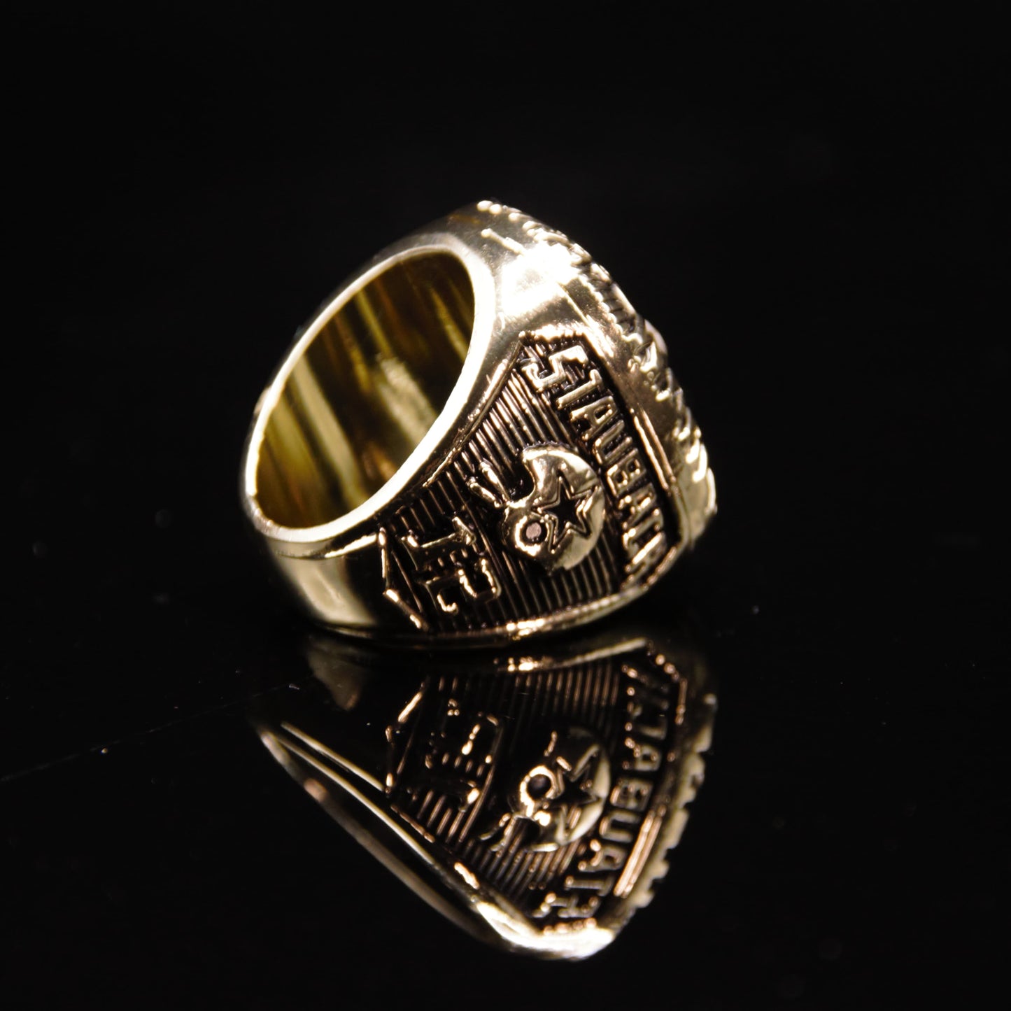 1971 NFL Dallas Cowboys Championship Replica Ring Golden Edtion