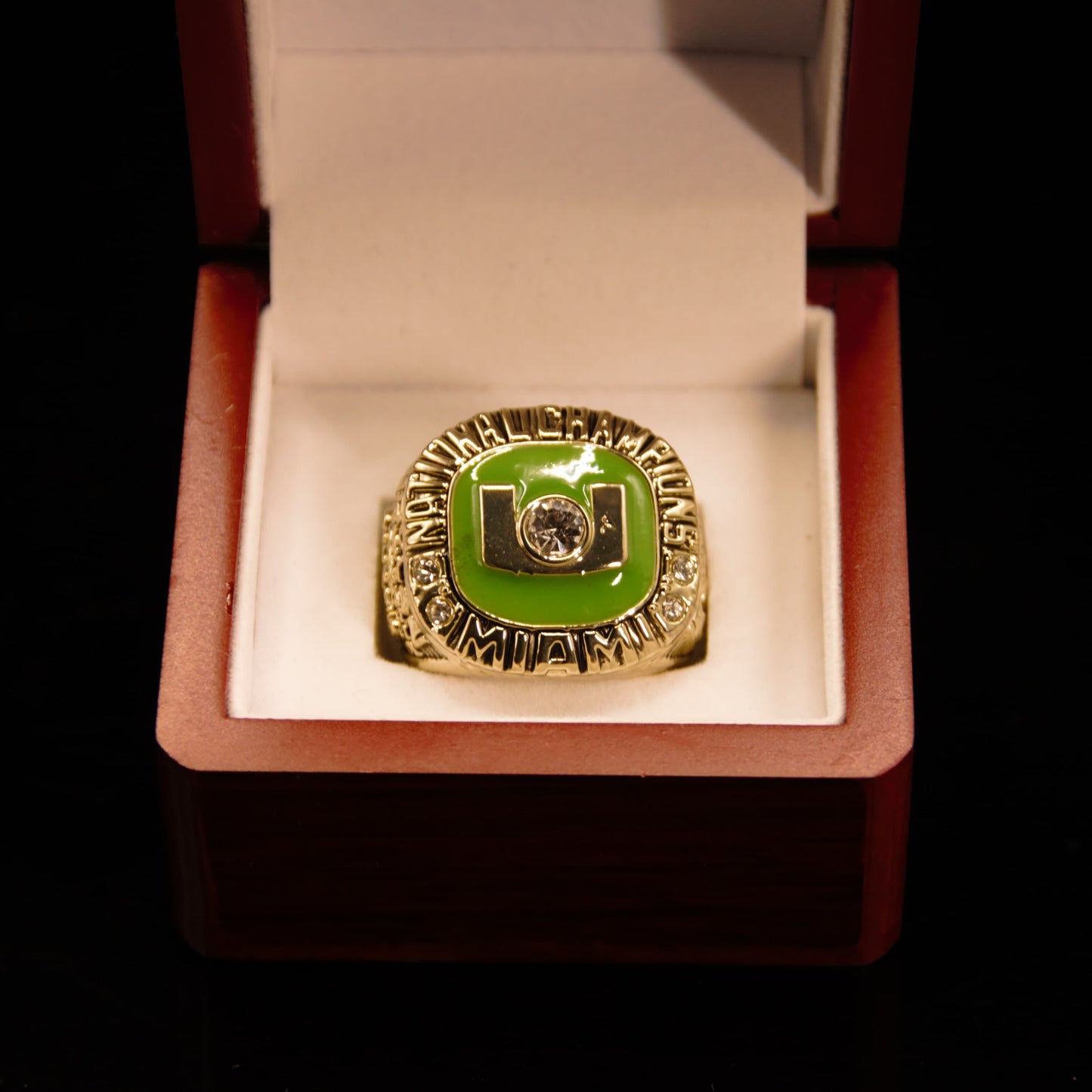 2001 Miami Hurricanes National Replica Championship Ring