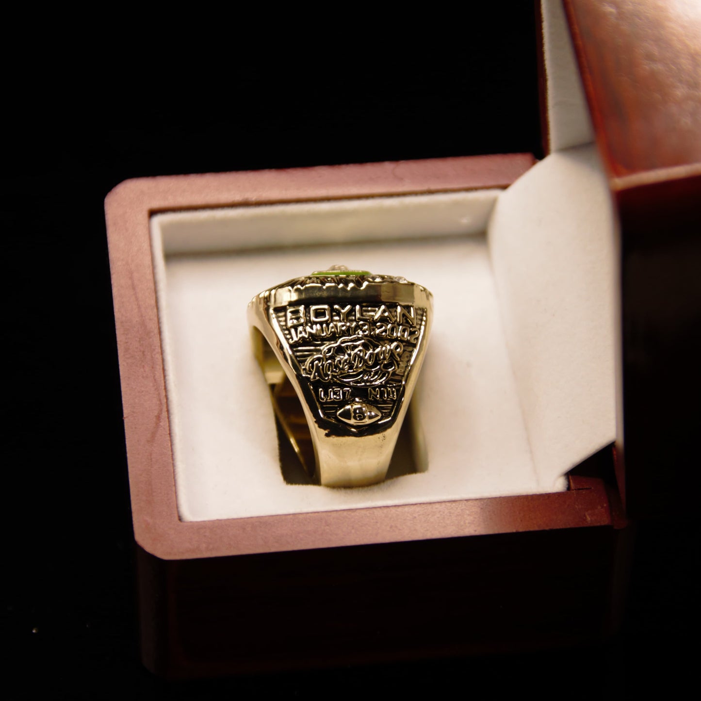 2001 Miami Hurricanes National Replica Championship Ring