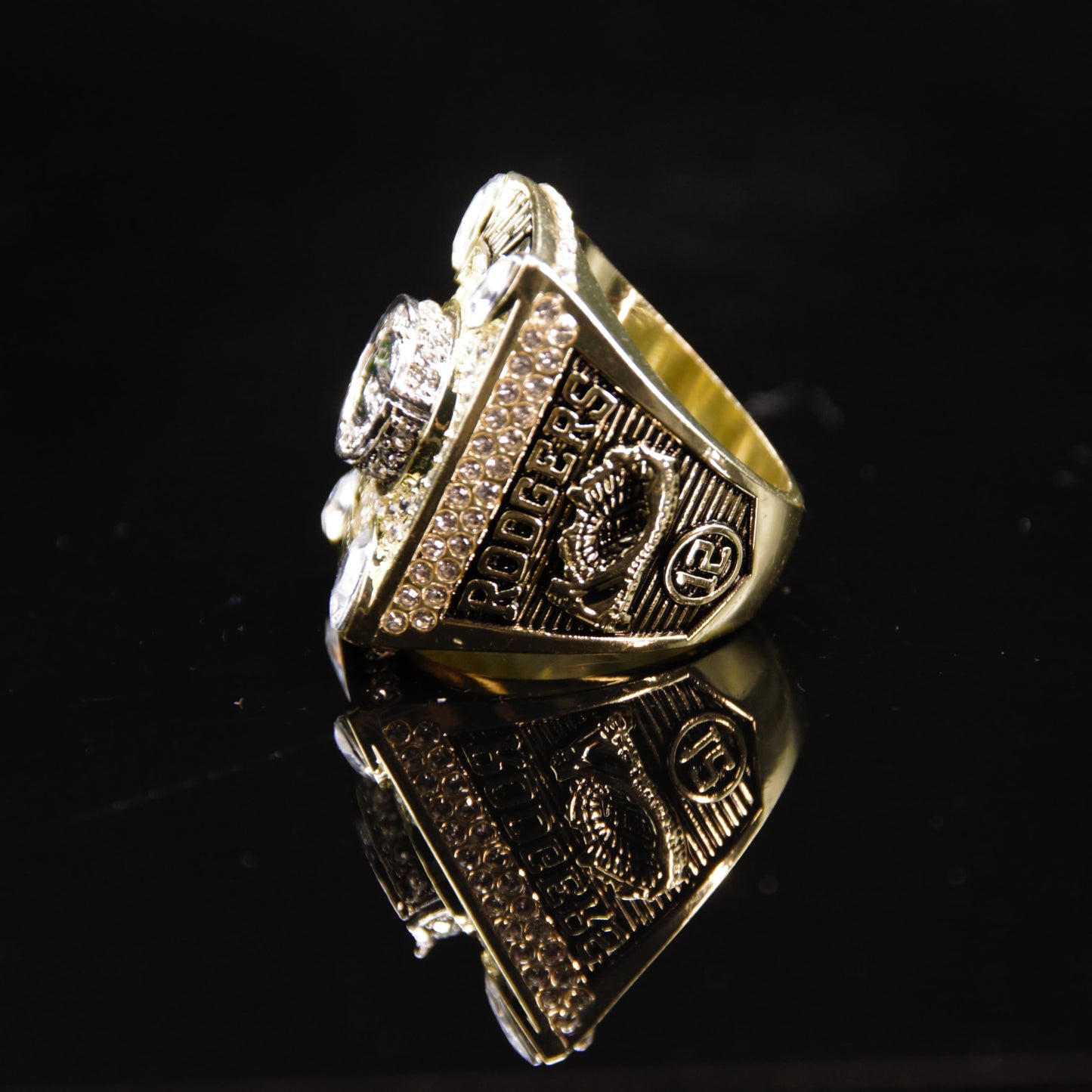 2010 NFL Green Bay Packers Championship Replica Ring Golden Edtion