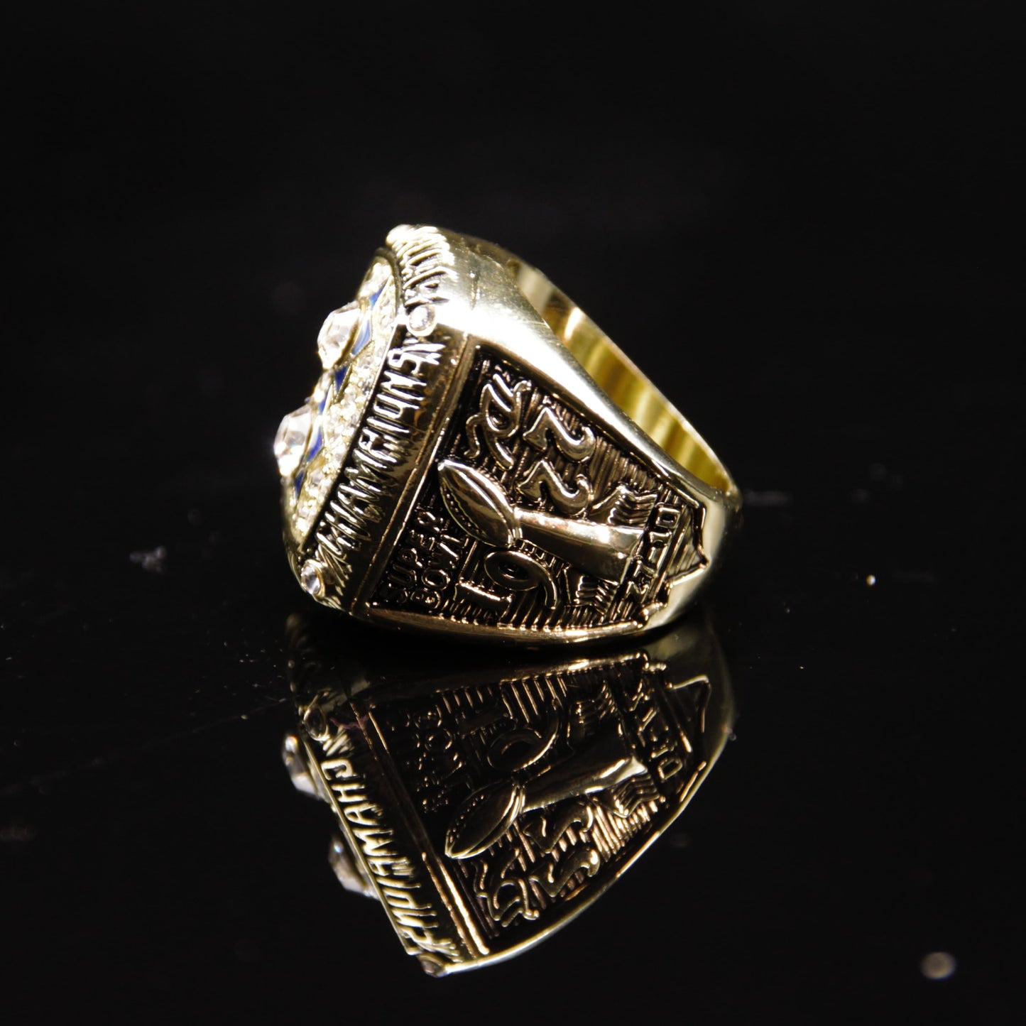 1977 NFL Dallas Cowboys Championship Replica Ring Golden Edtion