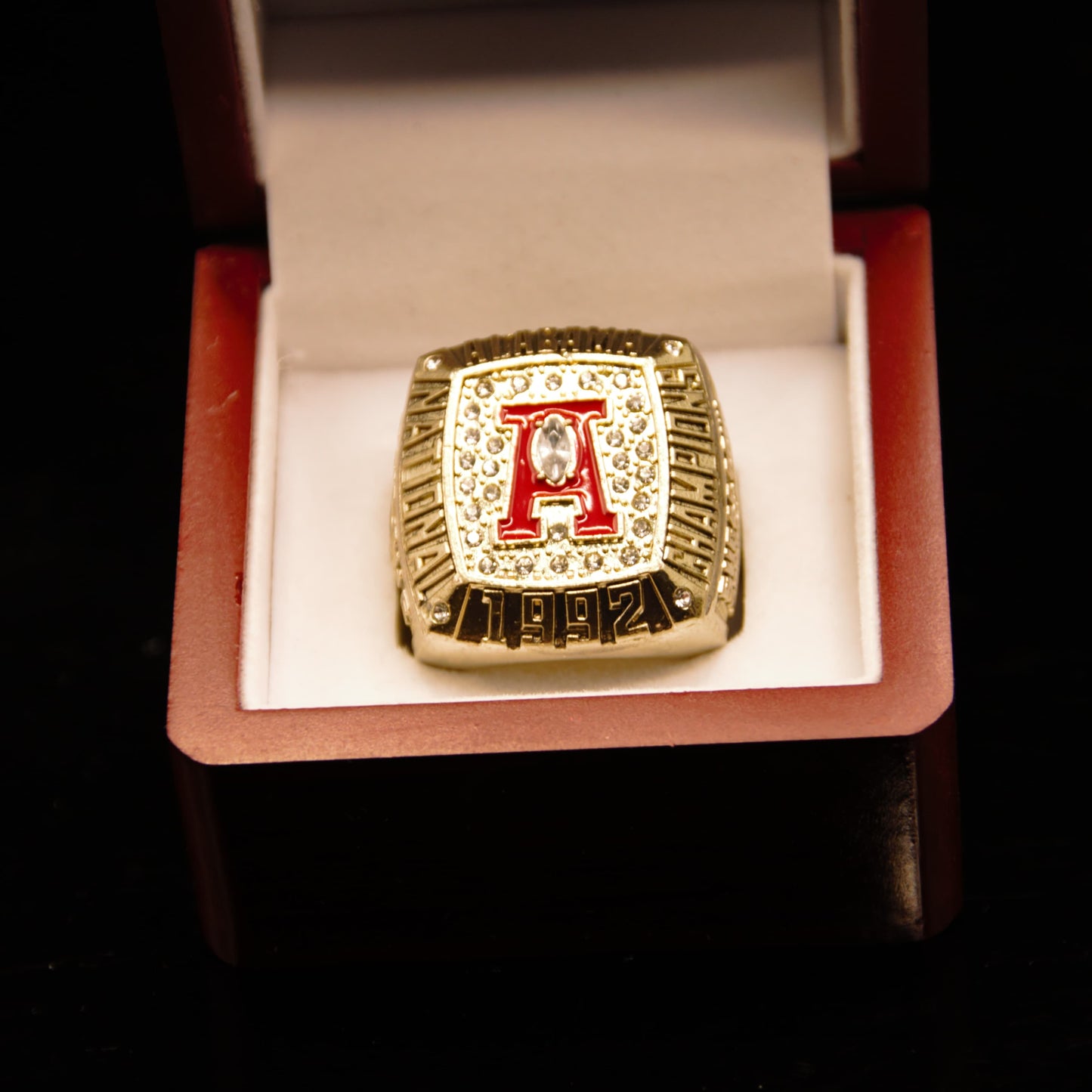 1992 NCAA Alabama Crimson Tide Team Replica Championship Ring