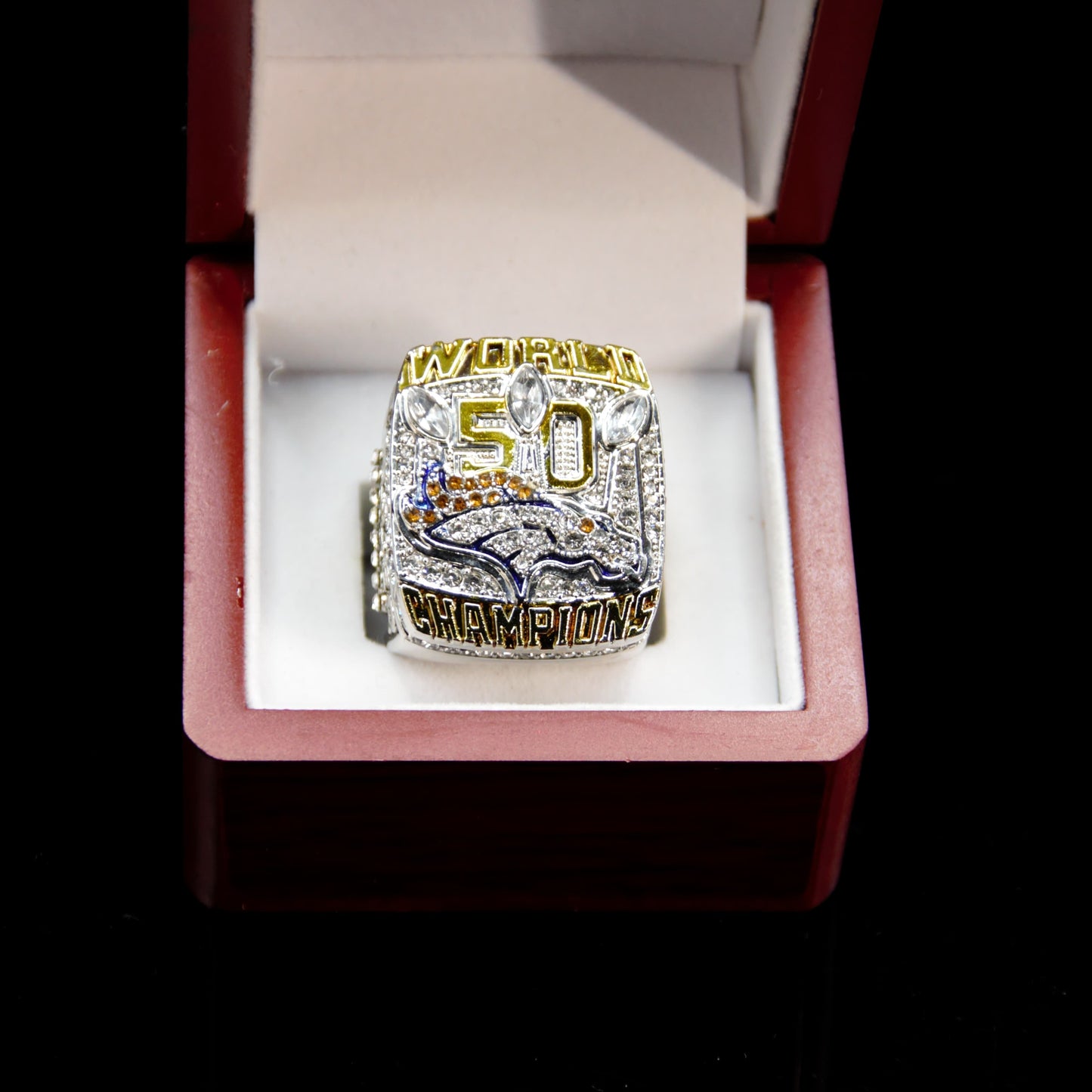 2015 NFL Denver Broncos Championship Replica Ring