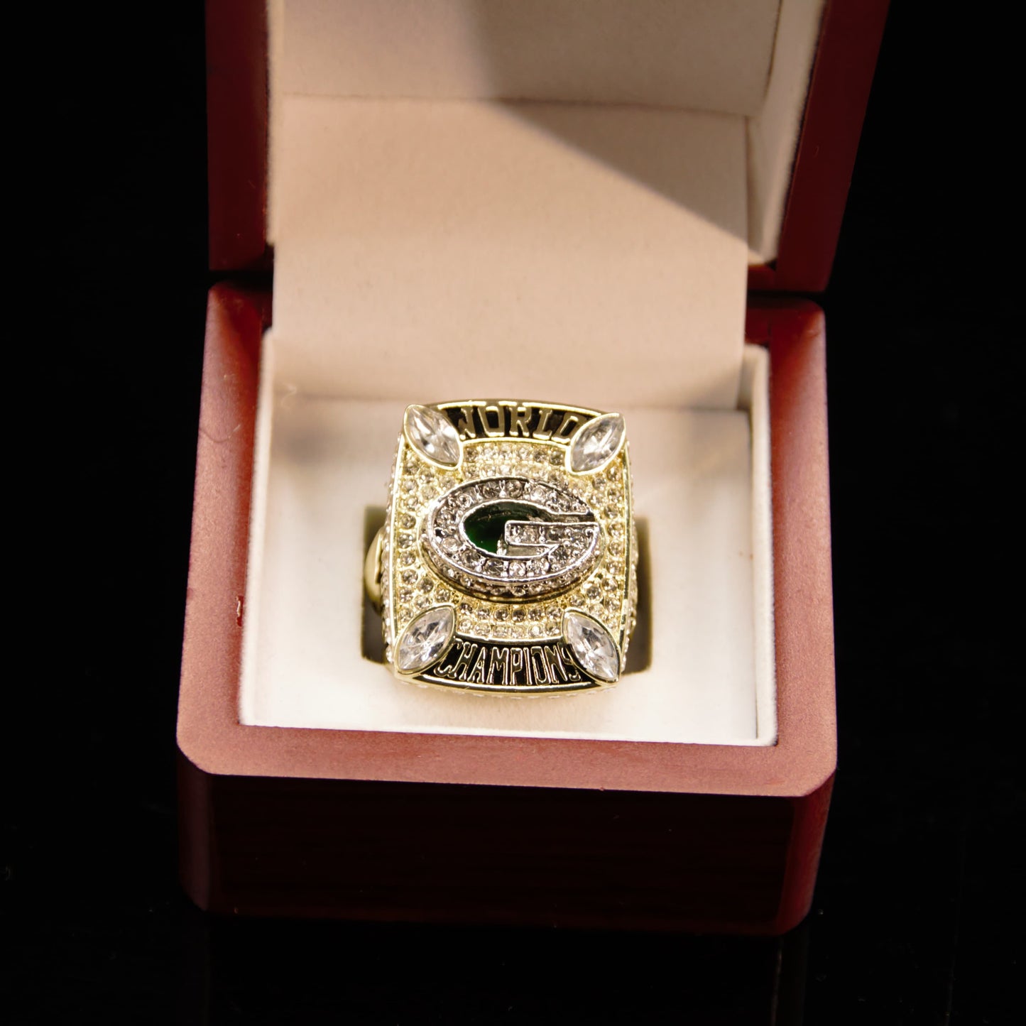 2010 NFL Green Bay Packers Championship Replica Ring Golden Edtion