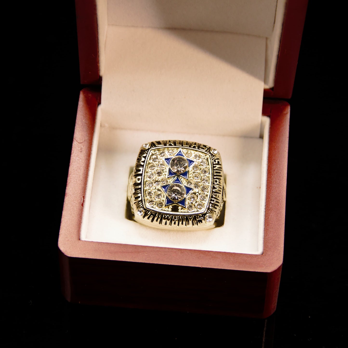 1977 NFL Dallas Cowboys Championship Replica Ring Golden Edtion