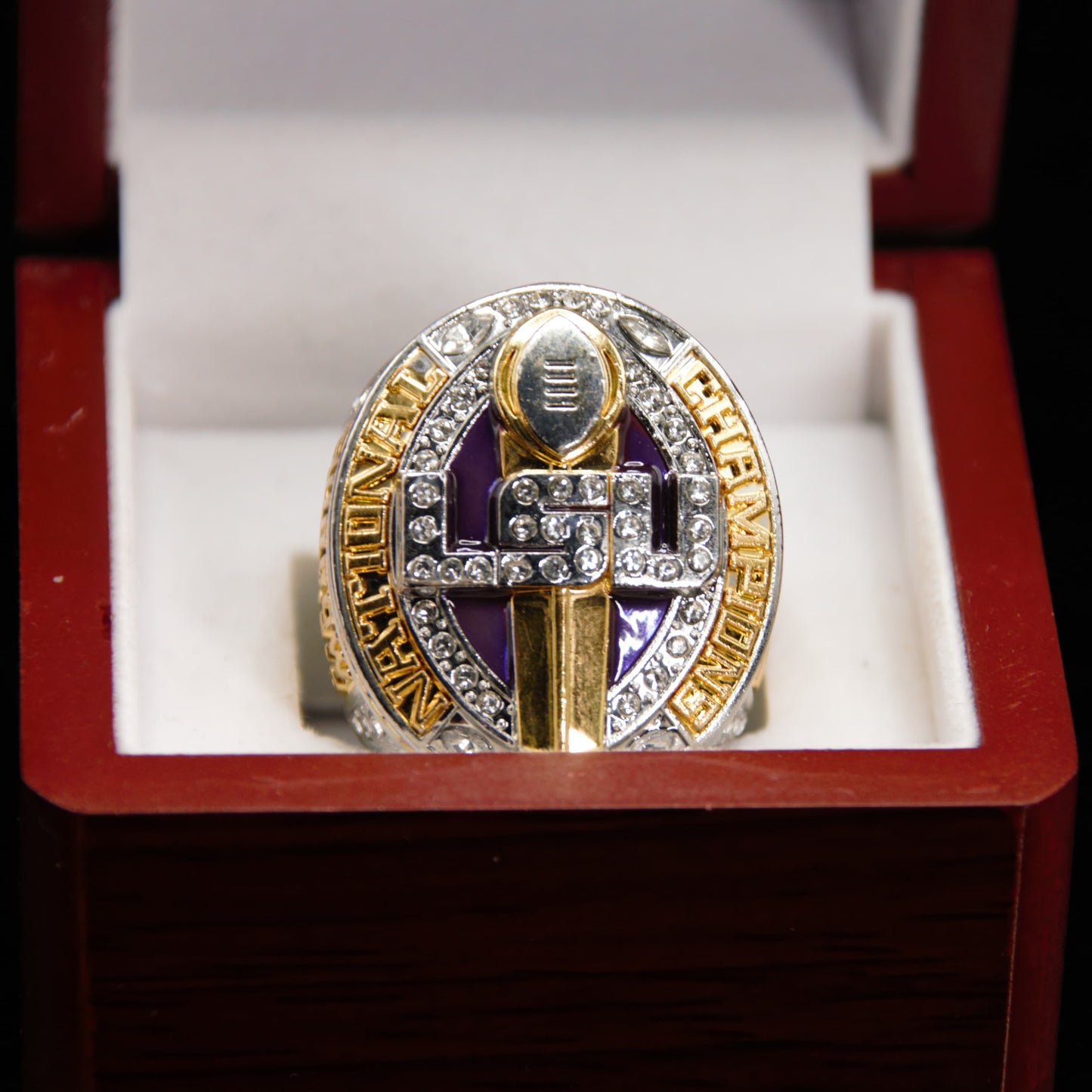 2019 NCAA LSU Tigers Louisiana State University Replica Championship Ring