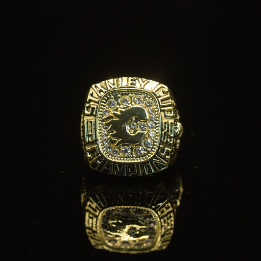 1989 NHL Calgary Flames Championship Replica Ring